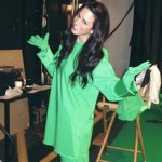 Shooting on a green screen in a green screen suit. 