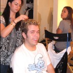 Perez Hilton and Rosario Dawson